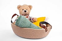 Jute Rope Storage Organizer, Jute Basket Accessories, Handwoven EcoFriendly Foldable Storage Jute Rope Storage Organizer, Jute Basket Accessories, Handwoven EcoFriendly Foldable Storage