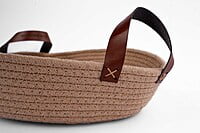 Jute Rope Storage Organizer, Jute Basket Accessories, Handwoven EcoFriendly Foldable Storage Jute Rope Storage Organizer, Jute Basket Accessories, Handwoven EcoFriendly Foldable Storage