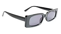 Soigné Female Large Rectangular Sunglasses. Black Frame Soigné Female Large Rectangular Sunglasses. Black Frame