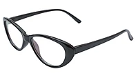 Cateye Spectacle Frame For Girl Kids. Glossy Black Frame. Size-SMALL.AGE-(3-8Years).