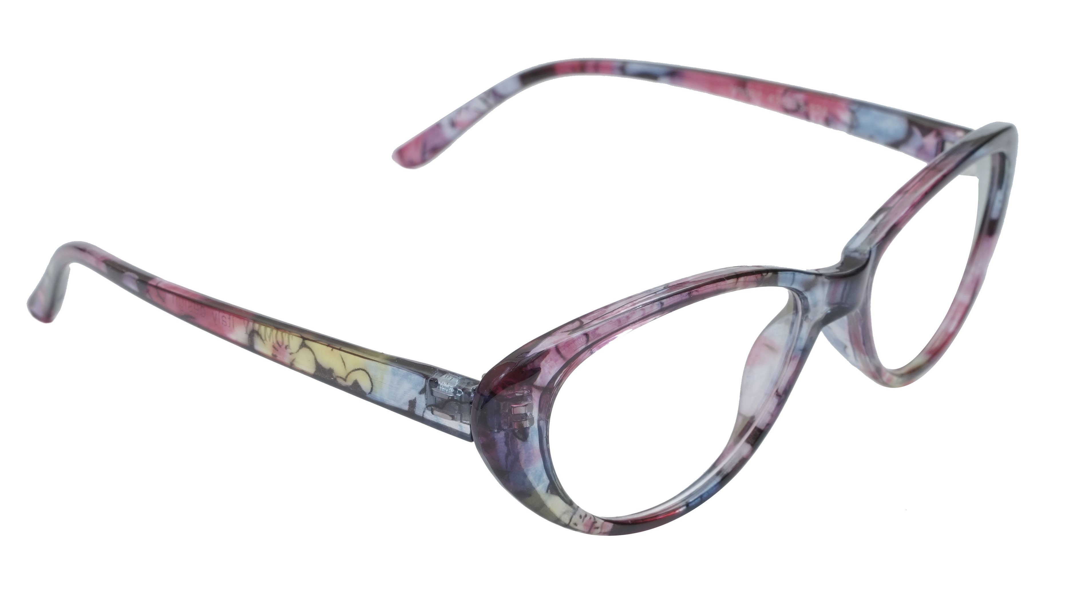 Cat Eye Spectacle Frame For Baby Girl. Multi Color Frame. AGE-(3-8Years).