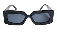 Soigné Female Large Rectangular Sunglasses.Black Color Frame Soigné Female Large Rectangular Sunglasses.Black Color Frame