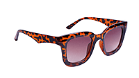 Soigné Female Medium Square Sunglasses.Tortoise Color Soigné Female Medium Square Sunglasses.Tortoise Color