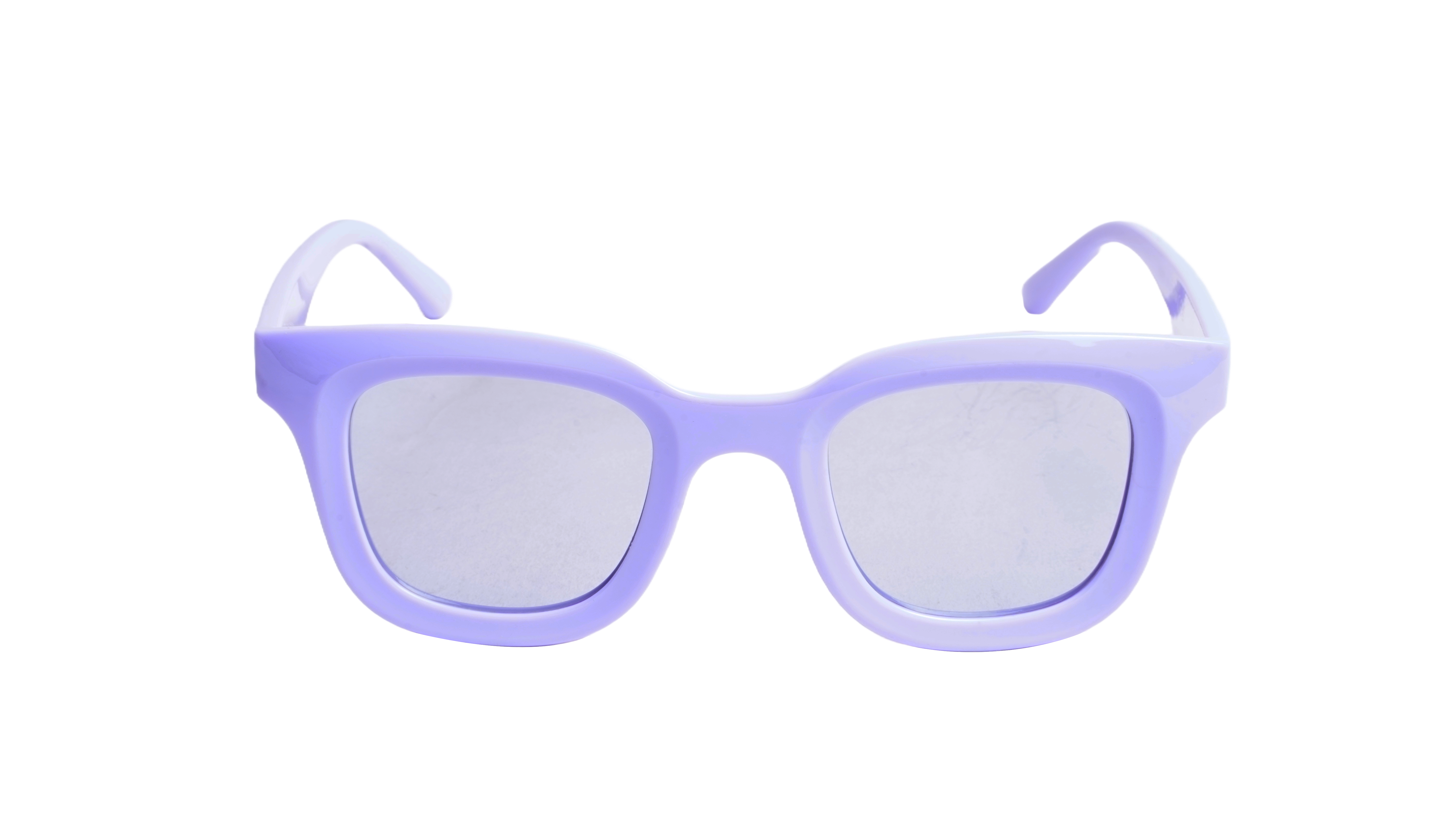 Soigné Female Medium Square Sunglasses.Purple Color