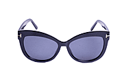 Soigné Female Oversized Sunglasses.Glossy Black Soigné Female Oversized Sunglasses.Glossy Black
