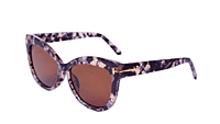 Soigné Female Oversized Sunglasses.Black&Transparent Soigné Female Oversized Sunglasses.Black&Transparent