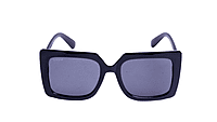 Soigné Female Oversized Square Sunglasses.Glossy Black Soigné Female Oversized Square Sunglasses.Glossy Black