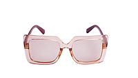 Soigné Female Oversized Square Sunglasses.See Through Brown Rim Soigné Female Oversized Square Sunglasses.See Through Brown Rim