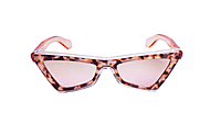 Soigné Female Large Cateye Sunglass.Transparent&Brown Soigné Female Large Cateye Sunglass.Transparent&Brown