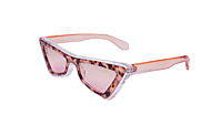 Soigné Female Large Cateye Sunglass.Transparent&Brown Soigné Female Large Cateye Sunglass.Transparent&Brown