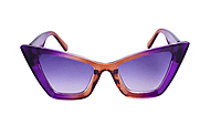 Soigné Female Oversized Cat Eye Sunglasses.Purple&Brown Soigné Female Oversized Cat Eye Sunglasses.Purple&Brown