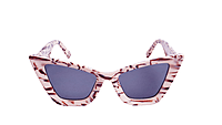 Soigné Female Oversized Cat Eye Sunglasses.Cream&Brown Soigné Female Oversized Cat Eye Sunglasses.Cream&Brown