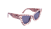 Soigné Female Oversized Cat Eye Sunglasses.Cream&Brown Soigné Female Oversized Cat Eye Sunglasses.Cream&Brown