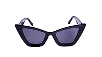 Soigné Female Oversized Cat Eye Sunglasses.Glossy Black Color Frame Soigné Female Oversized Cat Eye Sunglasses.Glossy Black Color Frame