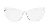 Female Oversize Cat Eye Spectacle Frame. Transparent Frame Female Oversize Cat Eye Spectacle Frame. Transparent Frame