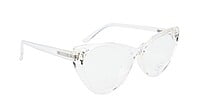 Female Oversize Cat Eye Spectacle Frame. Transparent Frame Female Oversize Cat Eye Spectacle Frame. Transparent Frame