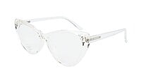 Female Oversize Cat Eye Spectacle Frame. Transparent Frame Female Oversize Cat Eye Spectacle Frame. Transparent Frame