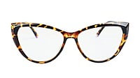 Female Oversize Cat Eye Spectacle Frame. Leopard Print Female Oversize Cat Eye Spectacle Frame. Leopard Print
