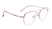 Soigné Unisex Aviator Spectacle Frame.Rose gold-Medium Soigné Unisex Aviator Spectacle Frame.Rose gold-Medium