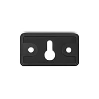 DE01CP-17 PLASTIC Wall Mount Speaker Bracket Hanger for Surround Sound Box Audio Speaker(4PCS)