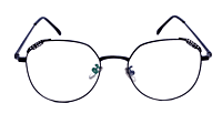 Soigné Female Round Spectacle Frame.Black-Medium Soigné Female Round Spectacle Frame.Black-Medium