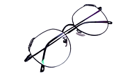 Soigné Female Round Spectacle Frame.Black-Medium Soigné Female Round Spectacle Frame.Black-Medium