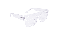 Soigné Unisex Oversized Square Spectacle Frame.Transparent Soigné Unisex Oversized Square Spectacle Frame.Transparent