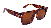 Soigné Unisex Oversized Square Sunglasses.Tortoise Print Soigné Unisex Oversized Square Sunglasses.Tortoise Print