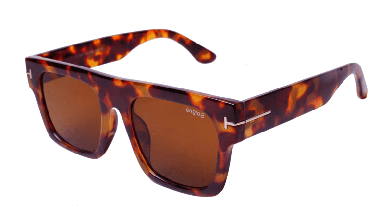 Soigné Unisex Oversized Square Sunglasses.Tortoise Print Soigné Unisex Oversized Square Sunglasses.Tortoise Print