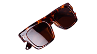 Soigné Unisex Oversized Square Sunglasses.Tortoise Print Soigné Unisex Oversized Square Sunglasses.Tortoise Print