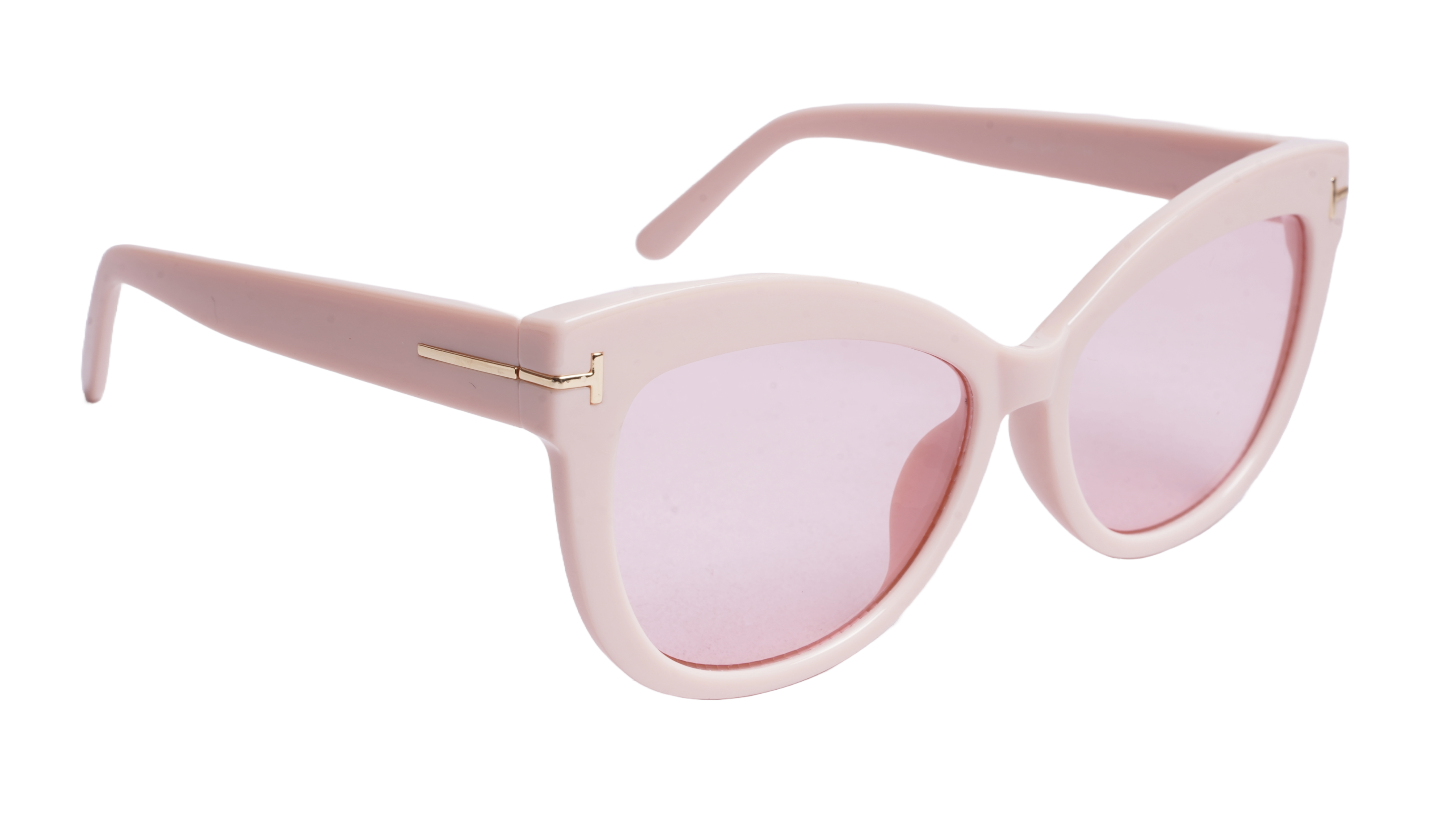 Soigné Female Oversized Sunglasses.Pink Color