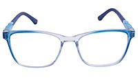 Rectangular Spectacle Frame For Baby Boys. Light Blue Color Rim. Size-SMALL.AGE Group-(3-8Years).