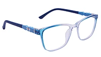 Rectangular Spectacle Frame For Baby Boys. Light Blue Color Rim. Size-SMALL.AGE Group-(3-8Years).