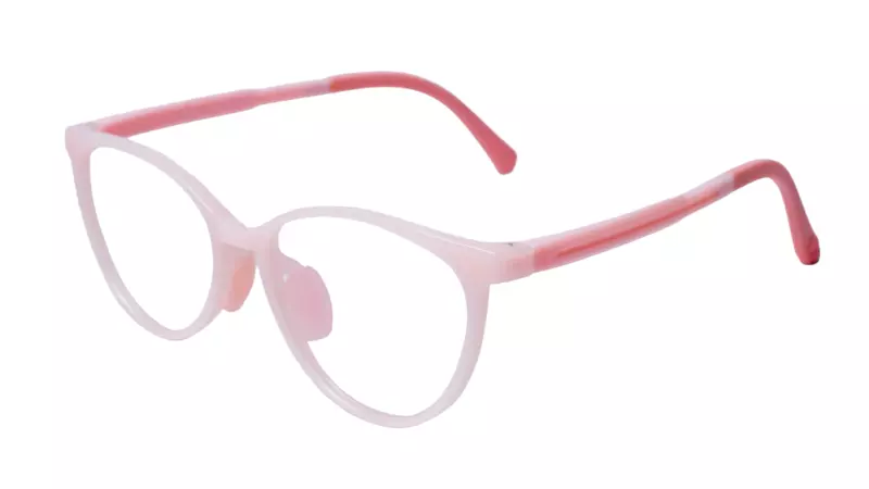 Soigné Kids Small Cateye Spectacle Frame.Light Pink(7-12)Y-Girl