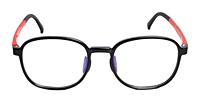 Soigné Kids Square Spectacle Frame.Black&Red.(7-13)Y-Unisex Soigné Kids Square Spectacle Frame.Black&Red.(7-13)Y-Unisex