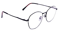 Unisex Pentagon Spectacle Frame. Black Color Frame. Size-MEDIUM.