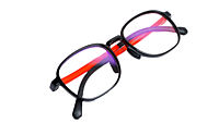 Soigné Kids Square Spectacle Frame.Black&Red.(7-13)Y-Unisex Soigné Kids Square Spectacle Frame.Black&Red.(7-13)Y-Unisex