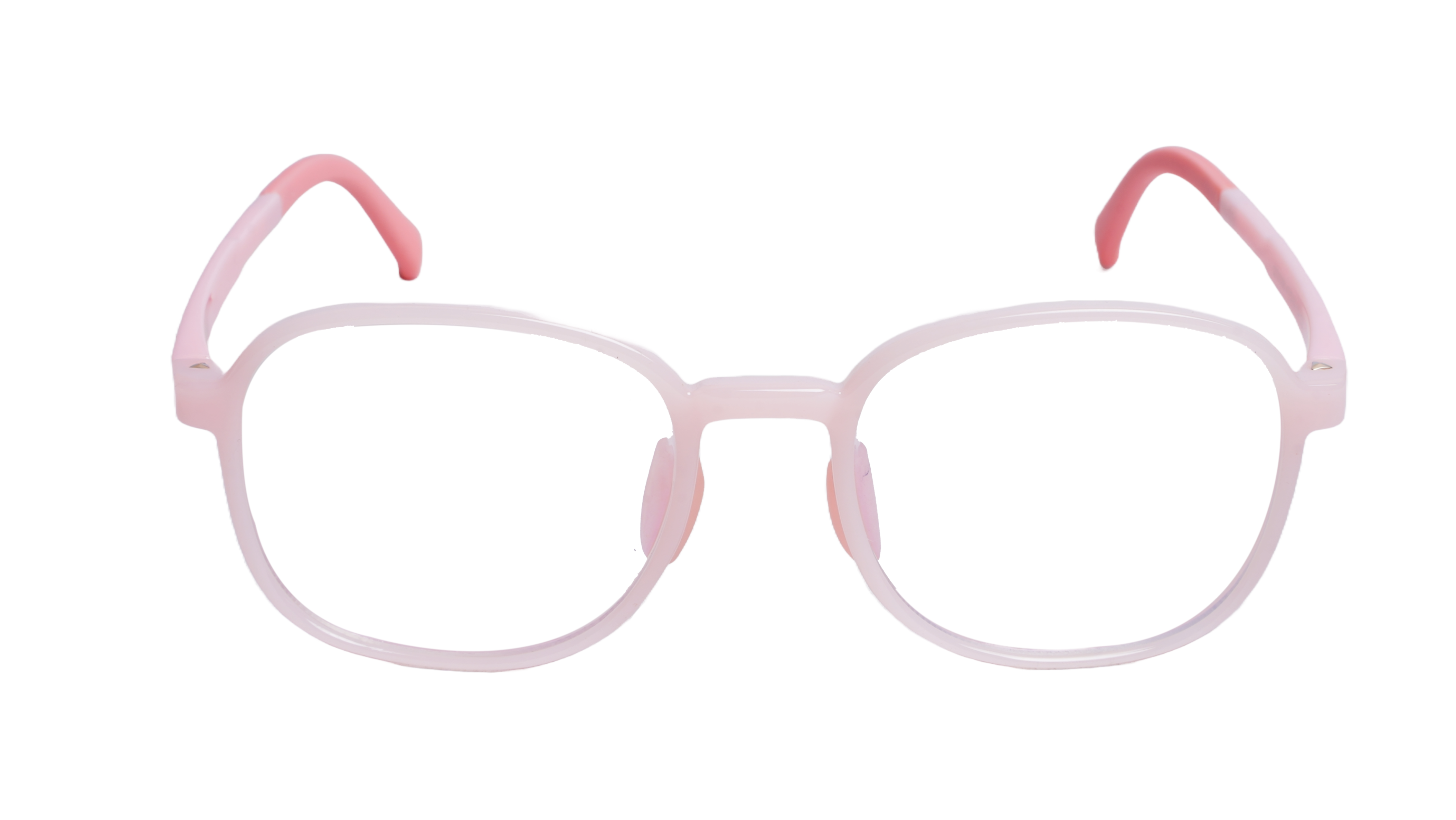 Soigné Kids Small Square Spectacle Frame.Light Pink(7-12)Y-Girl