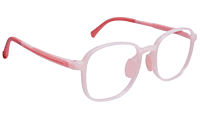 Soigné Kids Small Square Spectacle Frame.Light Pink(7-12)Y-Girl