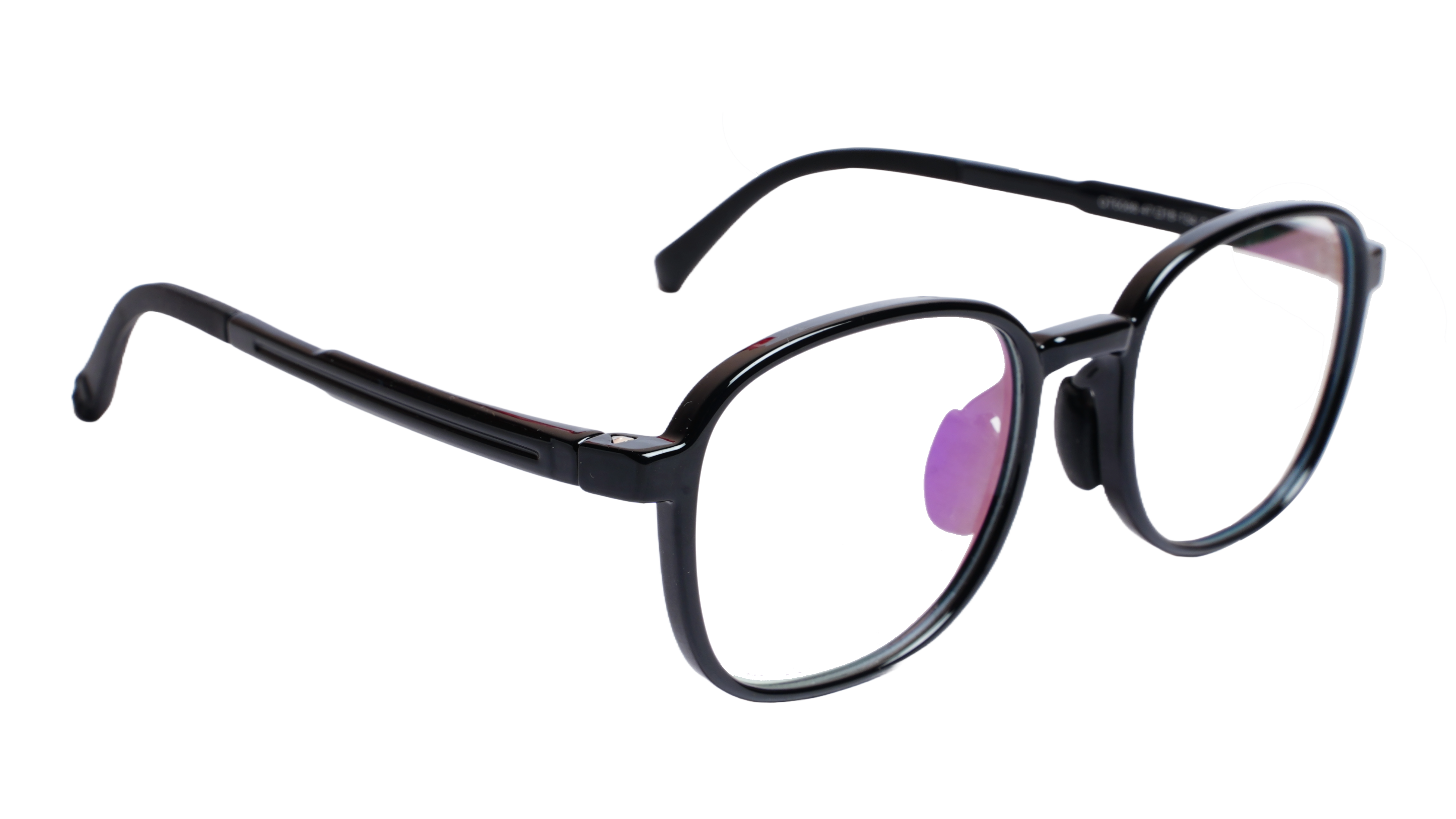 Soigné Kids Square Spectacle Frame.Black(7-13)Y-Unisex