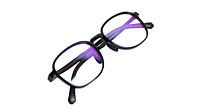 Soigné Kids Square Spectacle Frame.Black(7-13)Y-Unisex Soigné Kids Square Spectacle Frame.Black(7-13)Y-Unisex