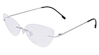 Soigné Female Medium Rimless Cat Eye Spectacle Frame.Black with Soigné Female Medium Rimless Cat Eye Spectacle Frame.Black Soigné Female Medium Rimless Cat Eye Spectacle Frame.Black with Soigné Female Medium Rimless Cat Eye Spectacle Frame.Black