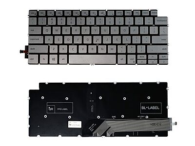 Laptop Keyboard Compatible For Dell Inspiron 14-7490/7491/3410-Series(With Silver Backlit)