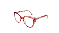 Soigné Female Oversize Cat Eye Spectacle Frame.Maroon Soigné Female Oversize Cat Eye Spectacle Frame.Maroon