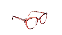 Soigné Female Oversize Cat Eye Spectacle Frame.Maroon Soigné Female Oversize Cat Eye Spectacle Frame.Maroon