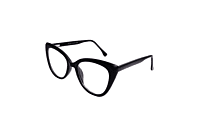 Soigné Female Oversize Cat Eye Spectacle Frame.Matte Black Color Soigné Female Oversize Cat Eye Spectacle Frame.Matte Black Color