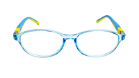 Soigné Kids&Teens Oval Spectacle Frame.Blue&Yellow.(10-14)Y-Unisex Soigné Kids&Teens Oval Spectacle Frame.Blue&Yellow.(10-14)Y-Unisex