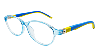 Soigné Kids&Teens Oval Spectacle Frame.Blue&Yellow.(10-14)Y-Unisex Soigné Kids&Teens Oval Spectacle Frame.Blue&Yellow.(10-14)Y-Unisex