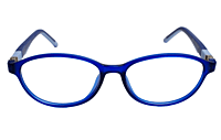 Soigné Kids&Teens Oval Spectacle Frame.Blue.(10-14)Y-Unisex Soigné Kids&Teens Oval Spectacle Frame.Blue.(10-14)Y-Unisex