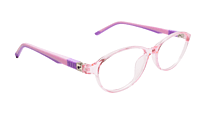 Soigné Kids Oval Spectacle Frame.See Through Pink Rim.(10-14)Y-Girl Soigné Kids Oval Spectacle Frame.See Through Pink Rim.(10-14)Y-Girl